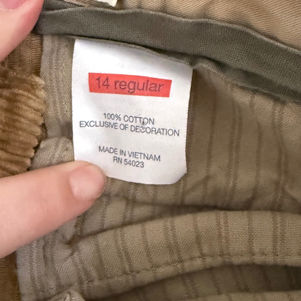 GAP Kids Tan Corduroy Trousers‎ - Picture 6 of 12